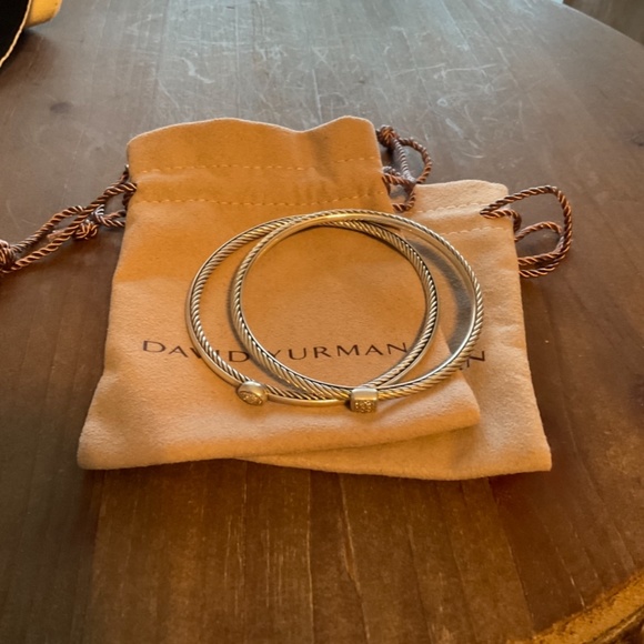 Authentic David Yurman bangle bracelet set - Picture 3 of 5